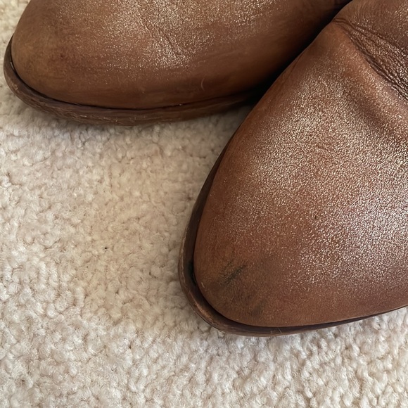 Frye • ray artisan metallic leather mules sz 7 - Picture 8 of 13